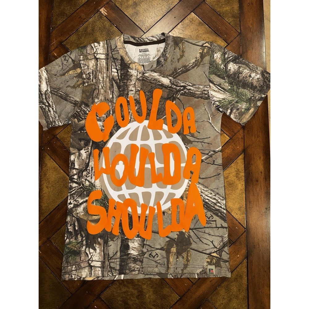 Druski Coulda Woulda Shoulda Comedy Tour Russell Outdoors Camo Shirt Small